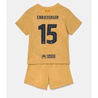 Barcelona Andreas Christensen #15 Fotballklær Bortedraktsett Barn 2022-23 Kortermet (+ korte bukser)